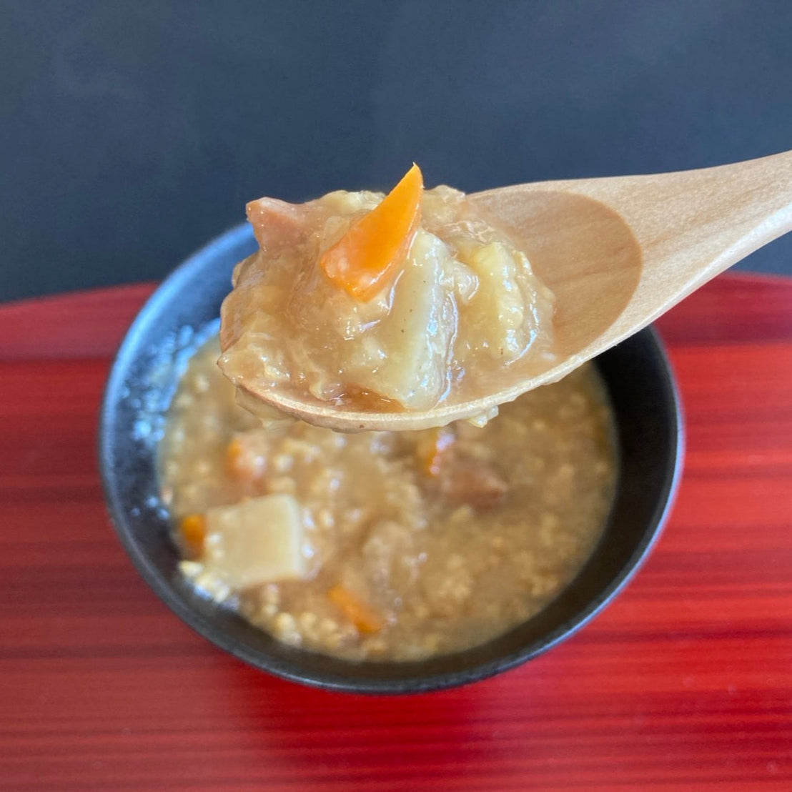 伊達鶏の筑前煮風〜自然玄米雑炊