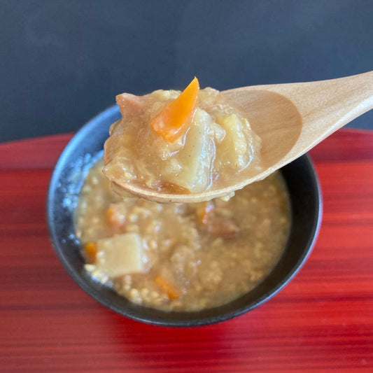伊達鶏の筑前煮風〜自然玄米雑炊
