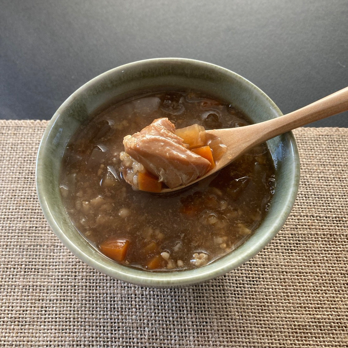 北海道産真鱈の鱈ちり鍋風自然玄米雑炊