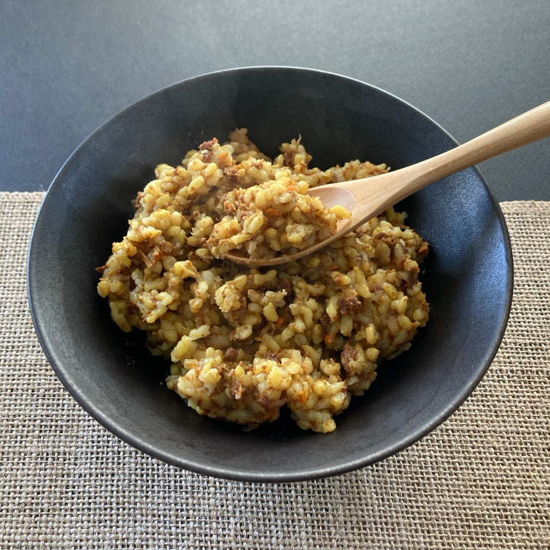オホーツク・エゾシカ挽肉の 自然玄米ドライカレー